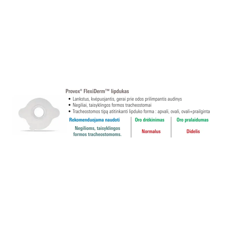 Lipdukai tracheostomai Provox® - Paveikslėlis 5